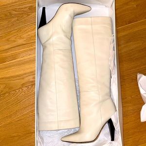 IRO off white leather boot